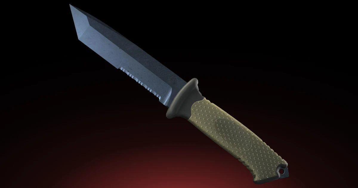 Ursus Knife | Blue Steel skin in CS2