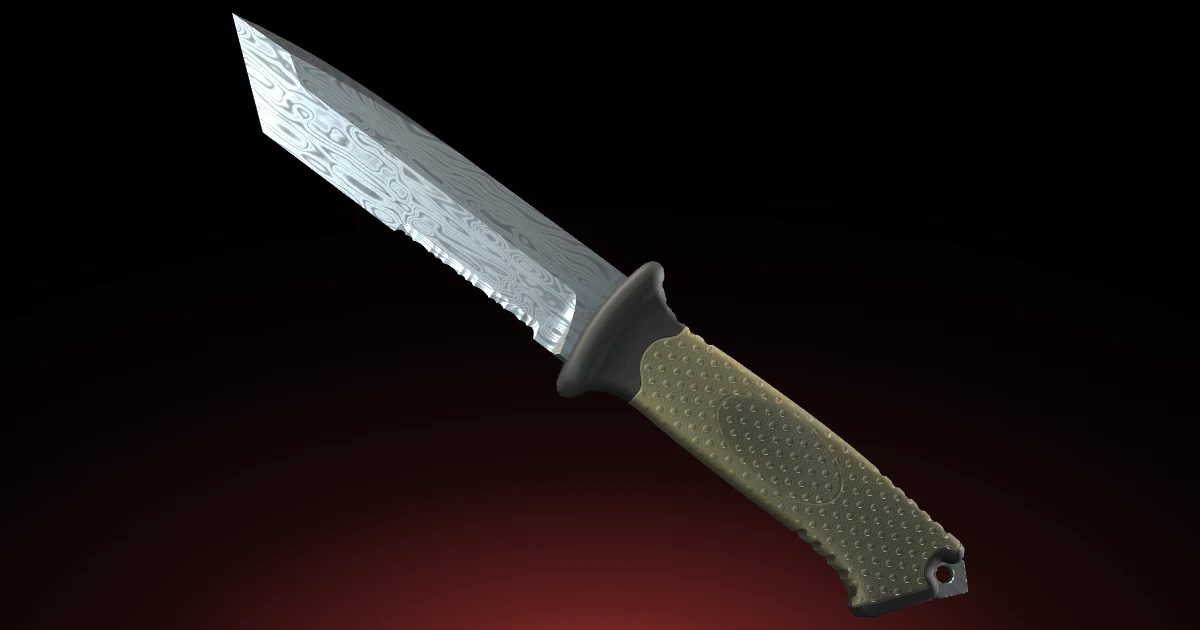 Ursus Knife | Damascus Steel skin in CS2