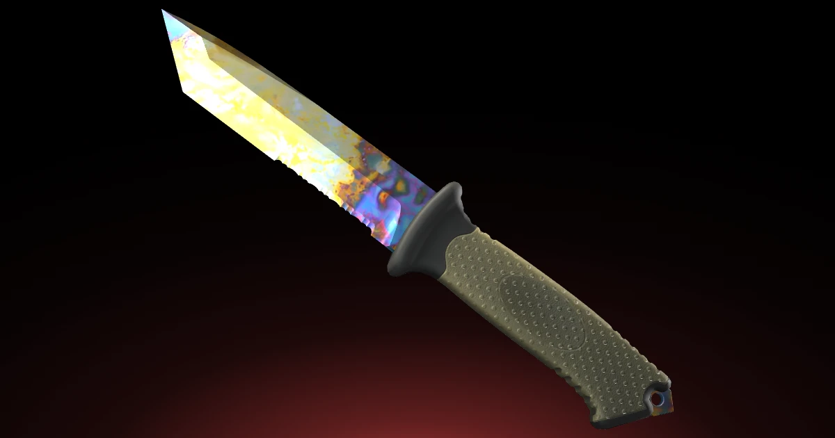 Ursus Knife | Case Hardened skin in CS2