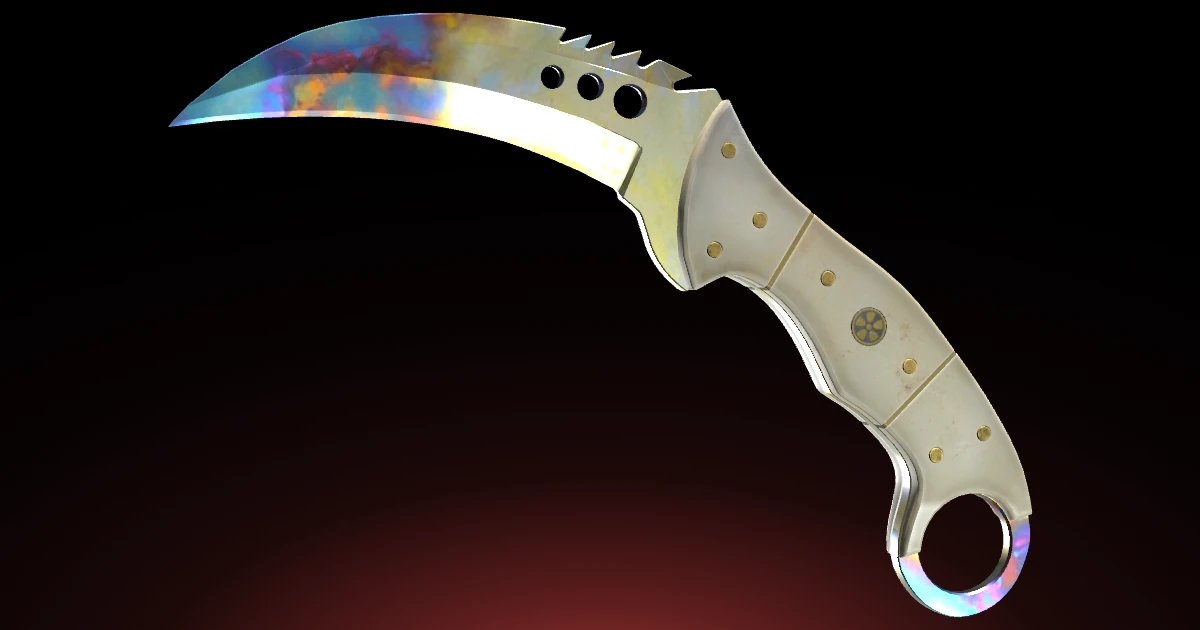 Talon Knife | Case Hardened skin in CS2