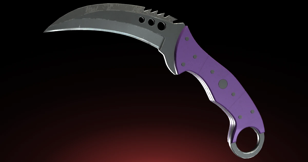 Talon Knife | Ultraviolet skin in CS2