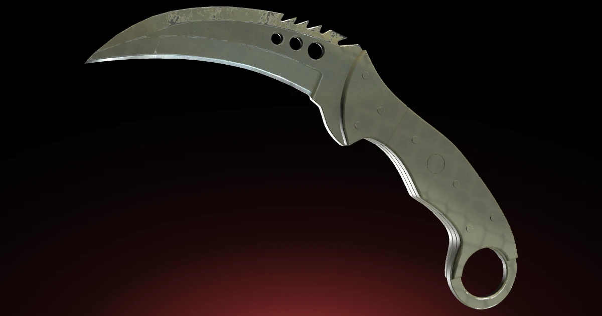 Talon Knife | Safari Mesh skin in CS2