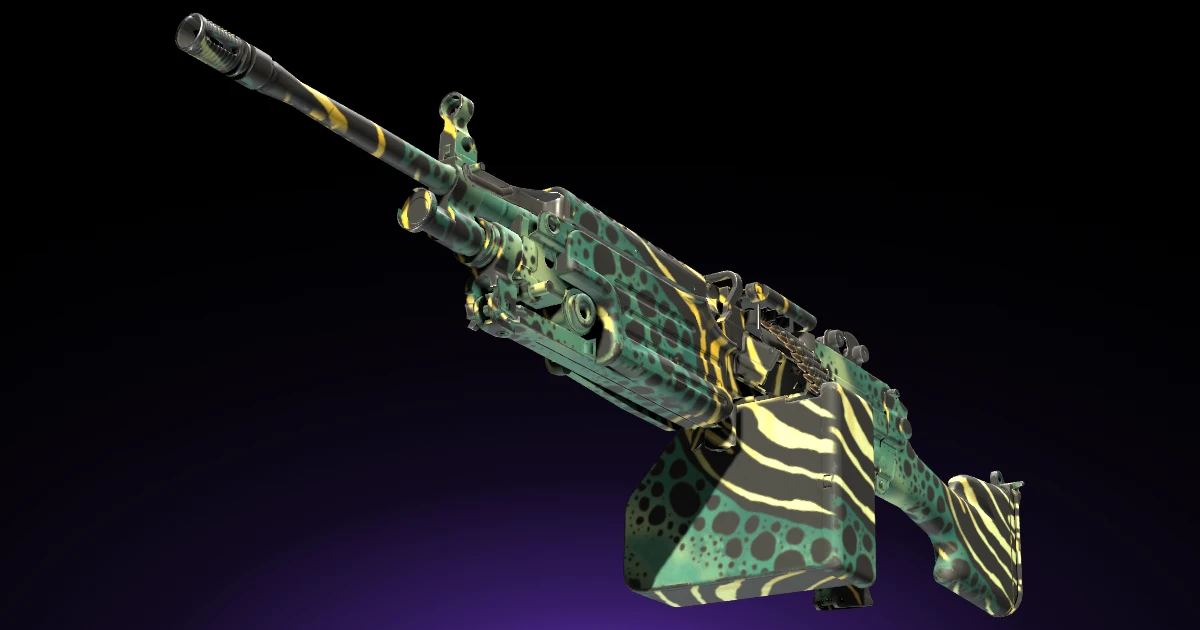 M249 | Emerald Poison Dart skin in CS2
