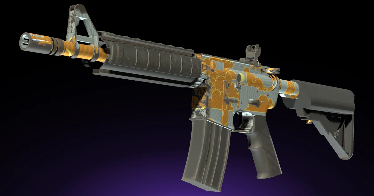 M4A4 | Daybreak skin in CS2