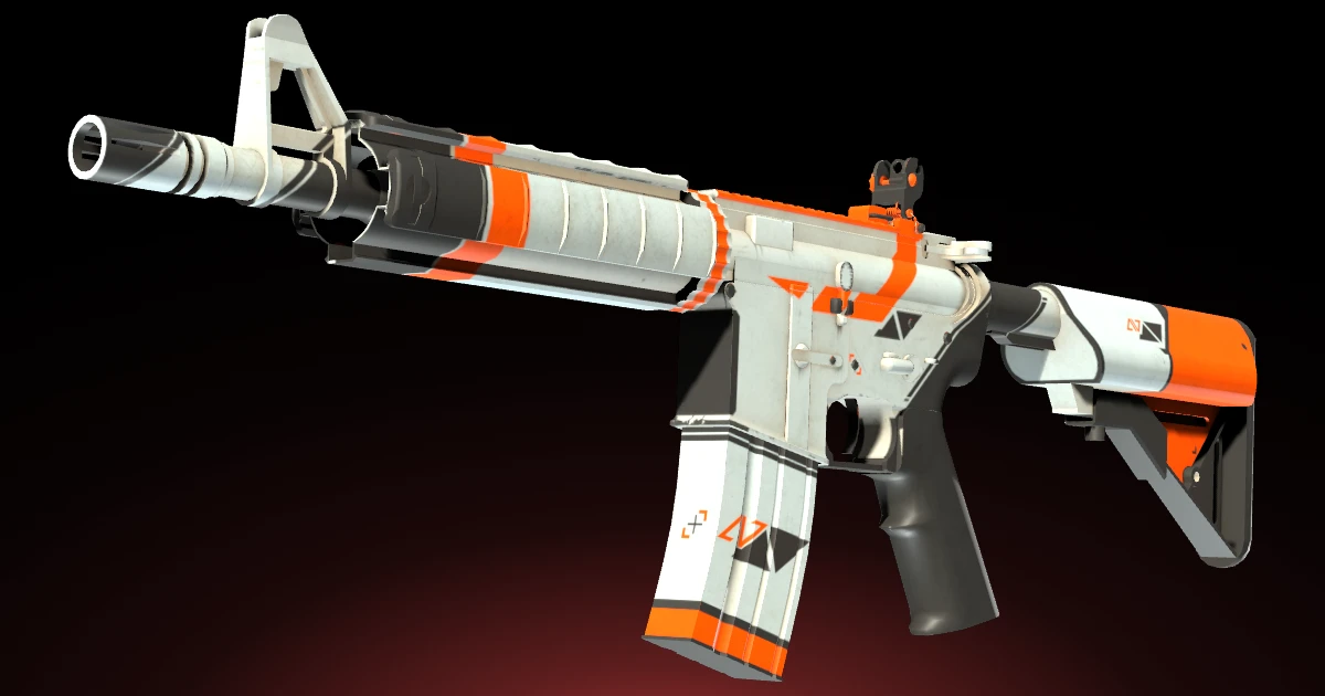 M4A4 | Asiimov skin in CS2