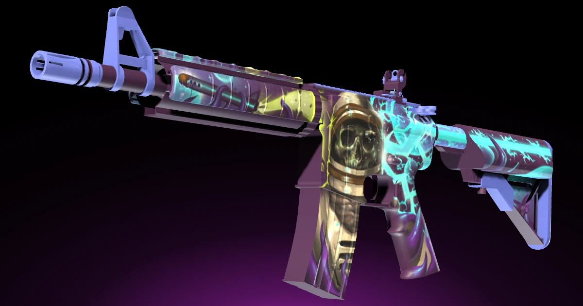 M4A4 | Desolate Space skin in CS2
