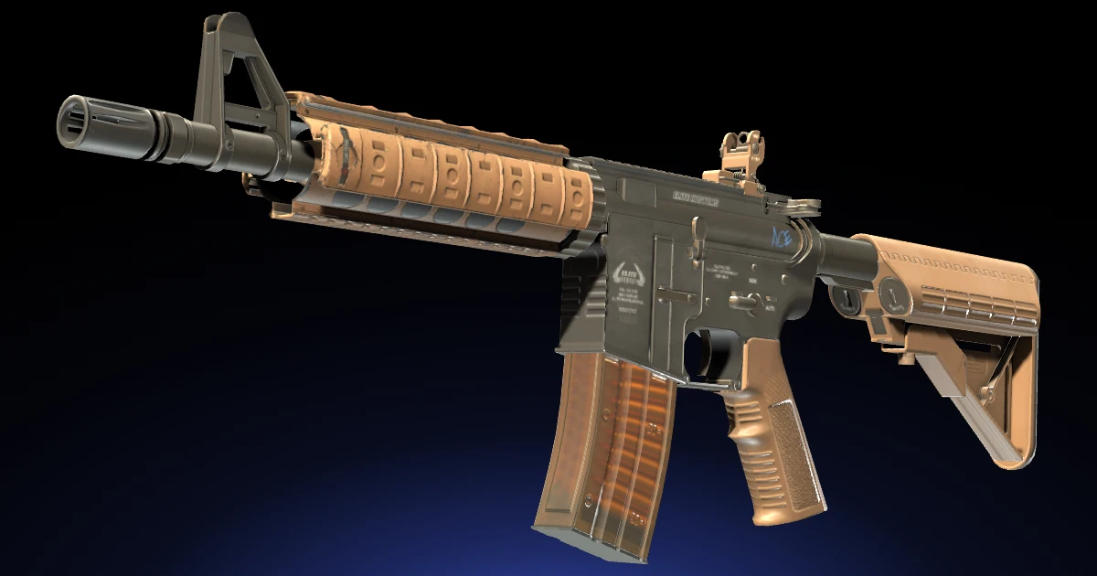 M4A4 | Poly Mag skin in CS2