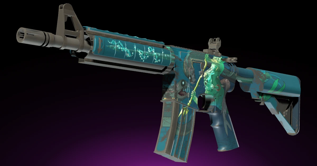 M4A4 | Poseidon skin in CS2