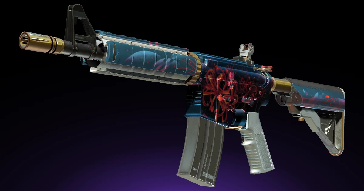 M4A4 | Spider Lily skin in CS2