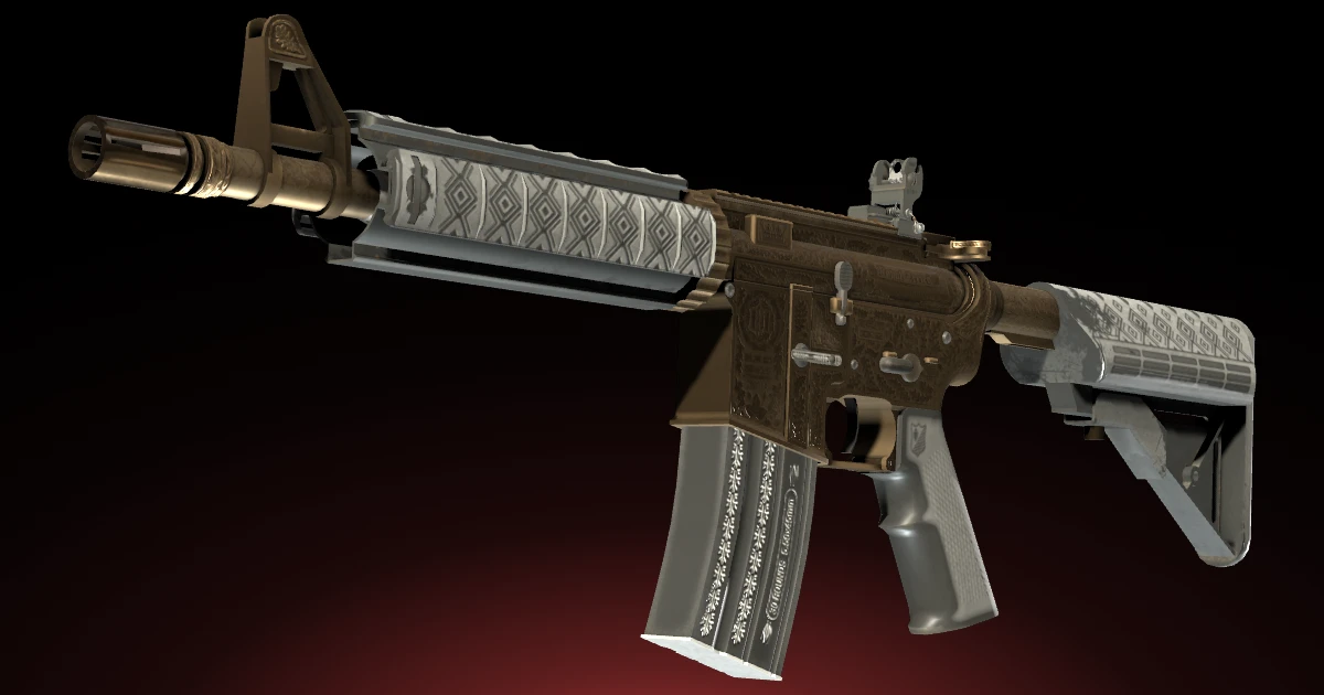 M4A4 | Royal Paladin skin in CS2