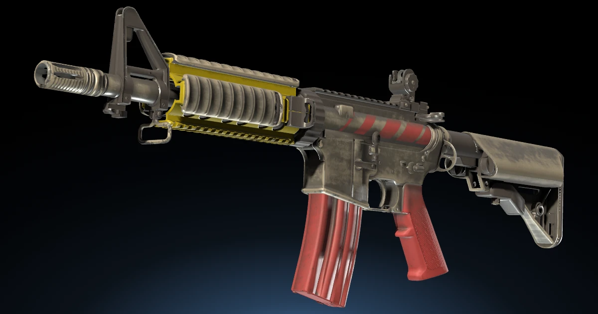 M4A4 | Steel Work skin in CS2