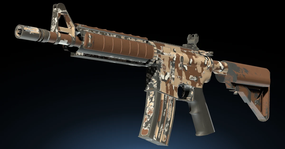 M4A4 | Desert Storm skin in CS2