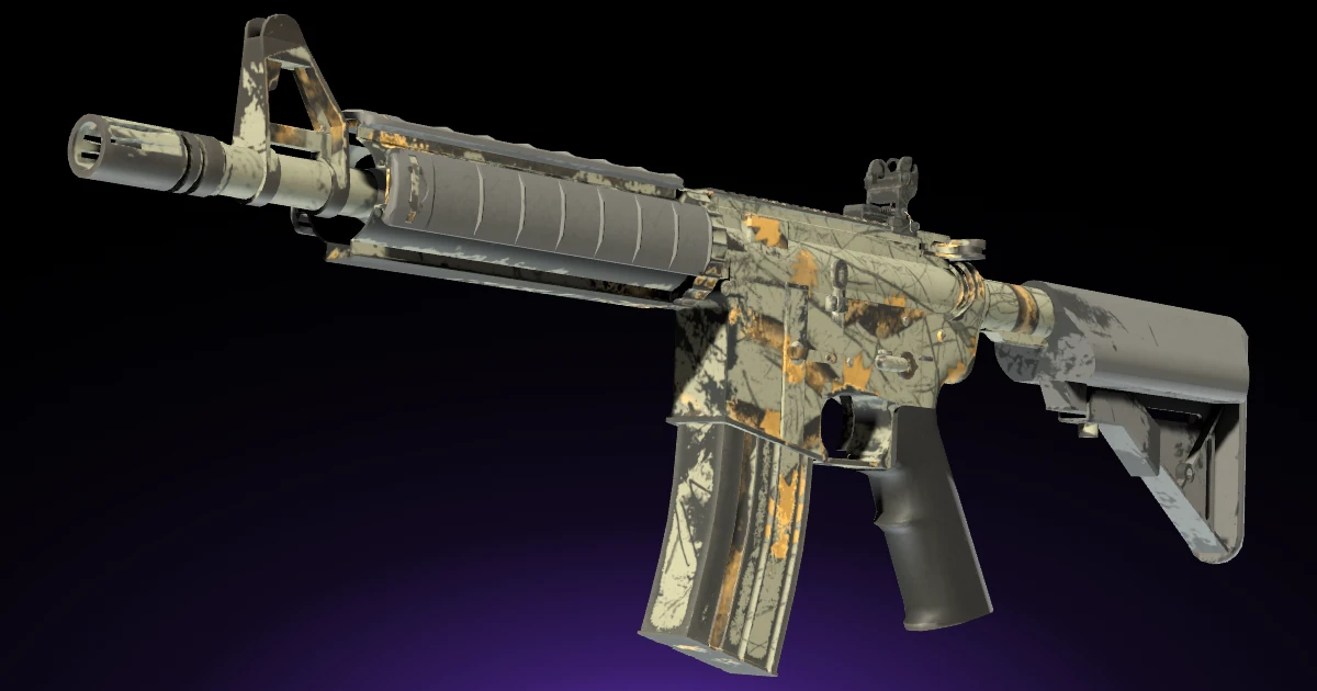M4A4 | Modern Hunter skin in CS2