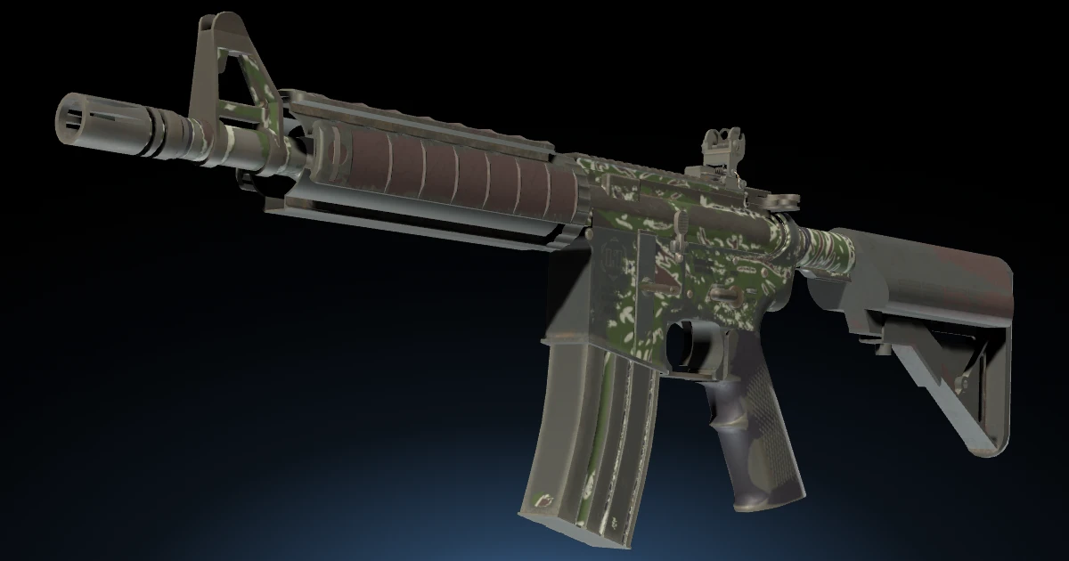 M4A4 | Jungle Tiger skin in CS2