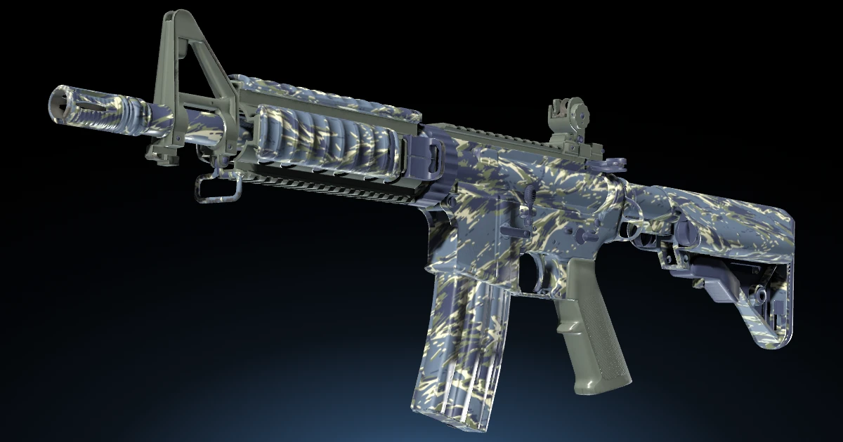 M4A4 | Naval Shred Camo skin in CS2