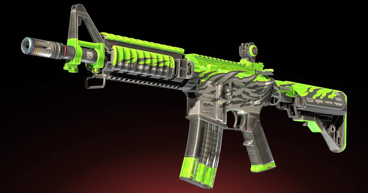 M4A4 | Full Throttle skin in CS2