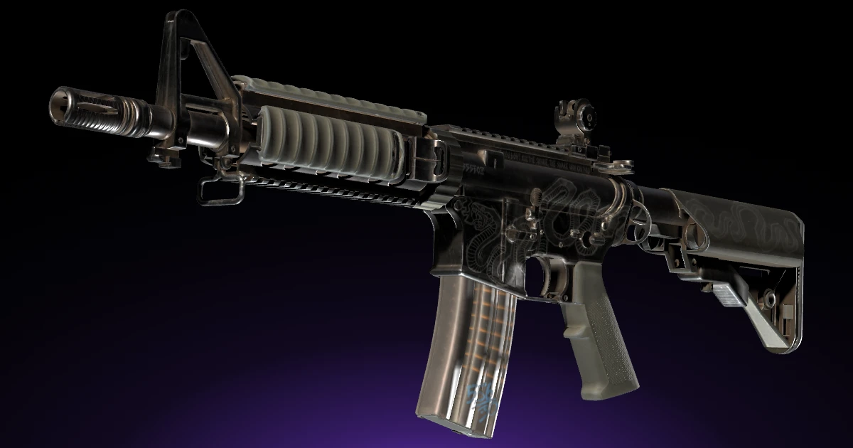 M4A4 | Etch Lord skin in CS2