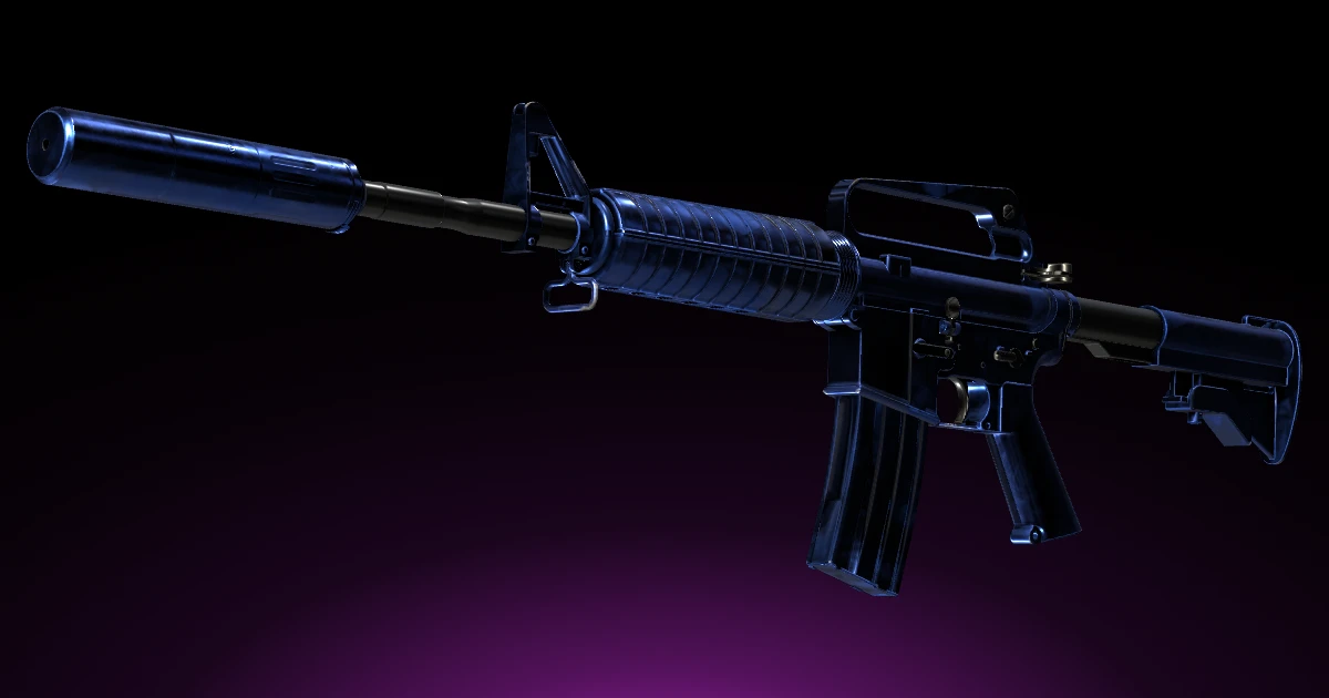 M4A1-S | Blue Phosphor skin in CS2