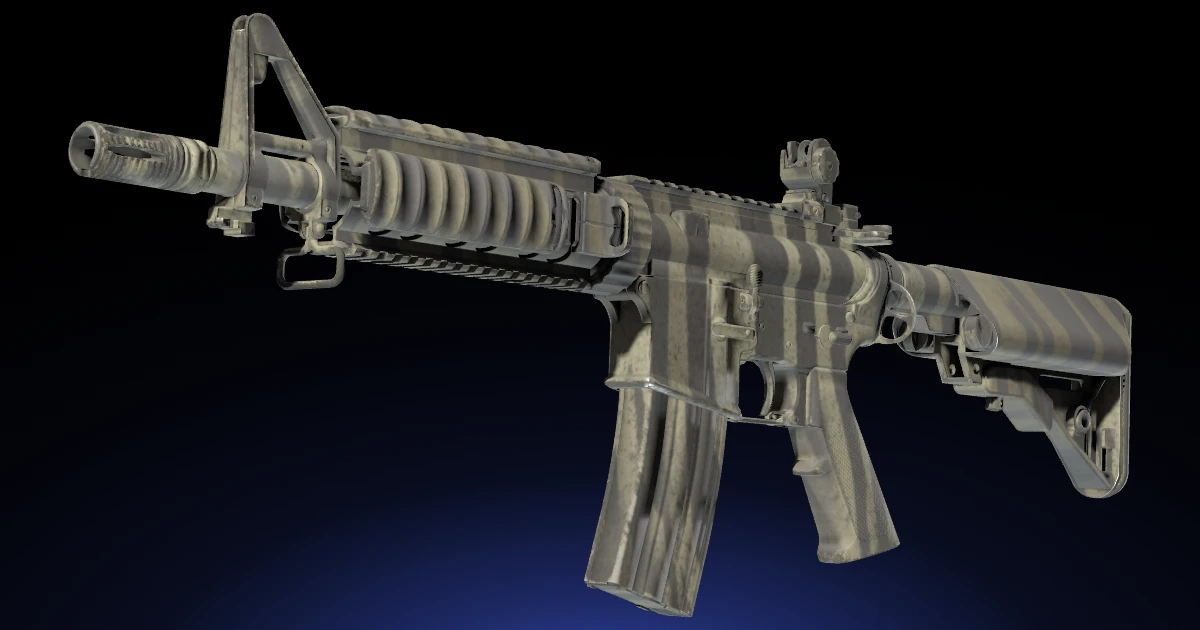 M4A4 | Faded Zebra skin in CS2