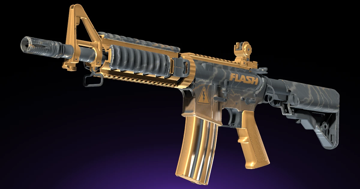 M4A4 | Sheet Lightning skin in CS2