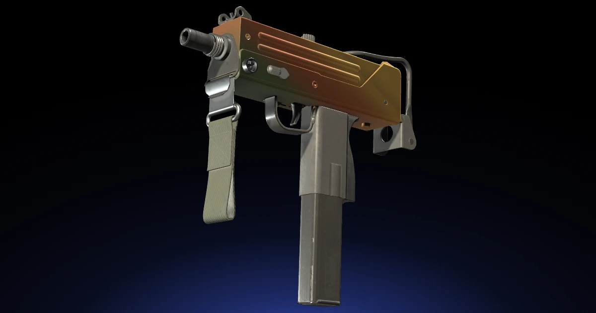 MAC-10 | Amber Fade skin in CS2