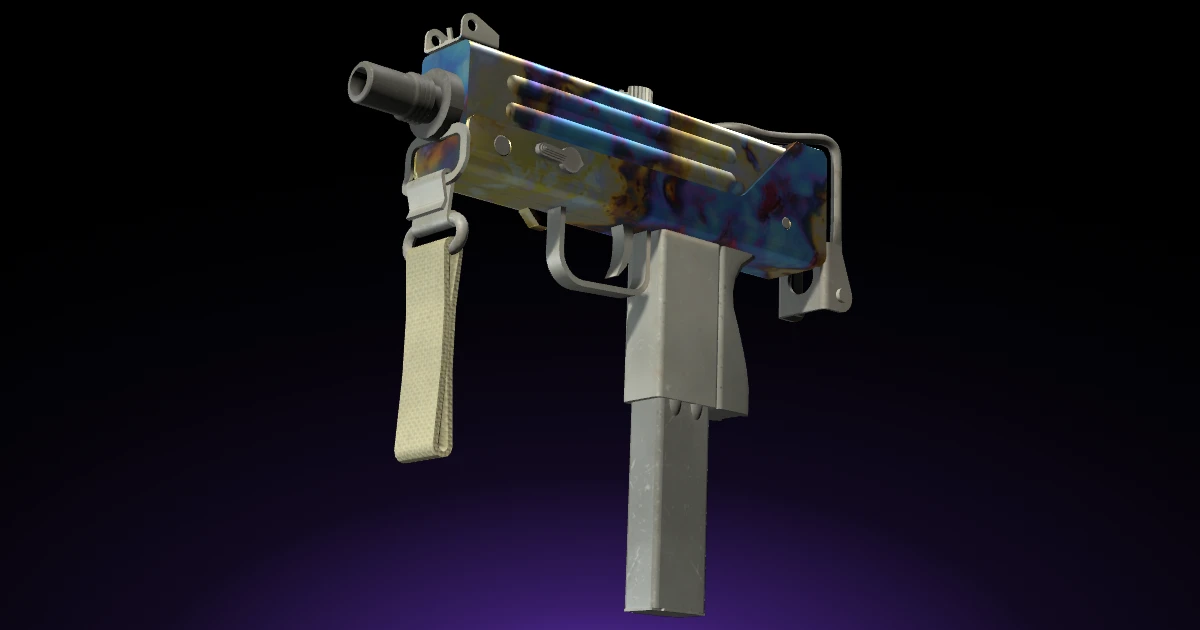 MAC-10 | Case Hardened skin in CS2