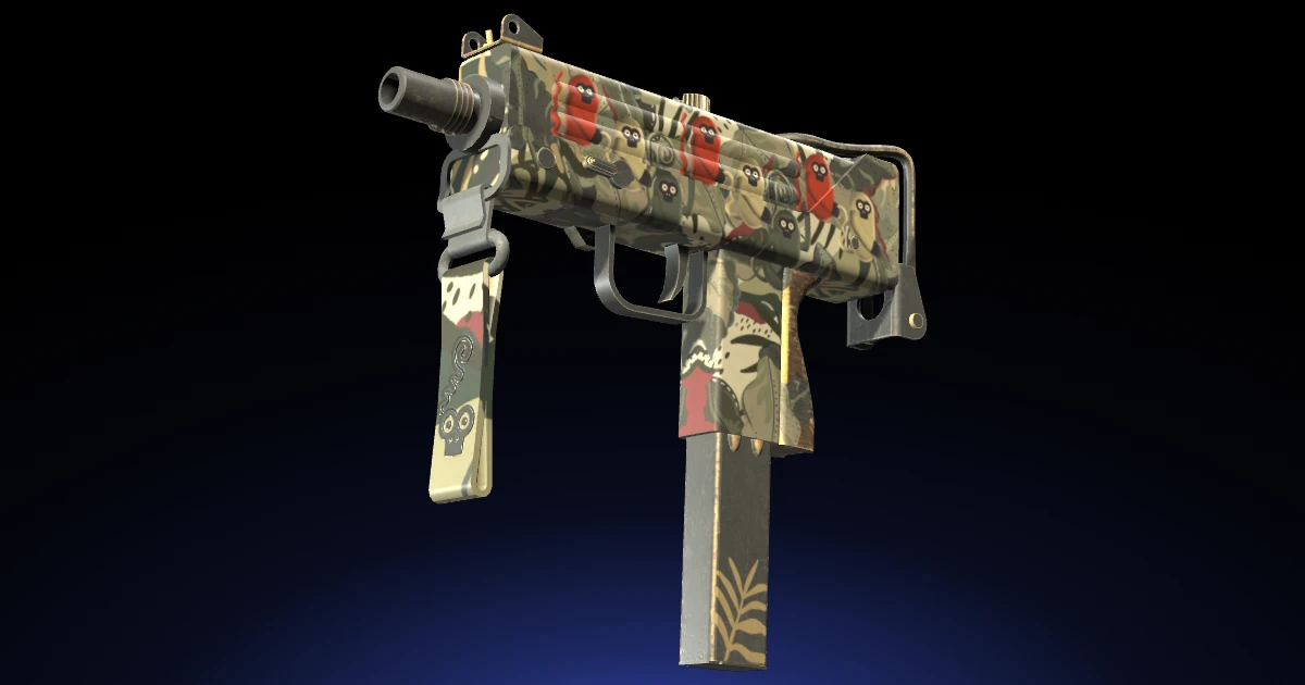 MAC-10 | Monkeyflage skin in CS2
