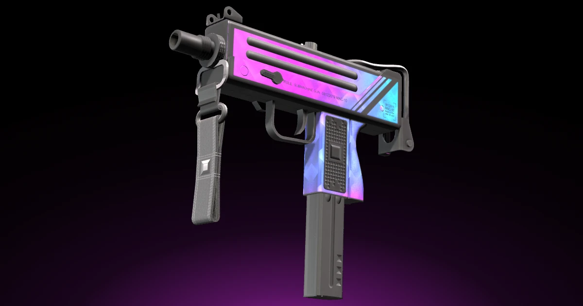 MAC-10 | Disco Tech skin in CS2