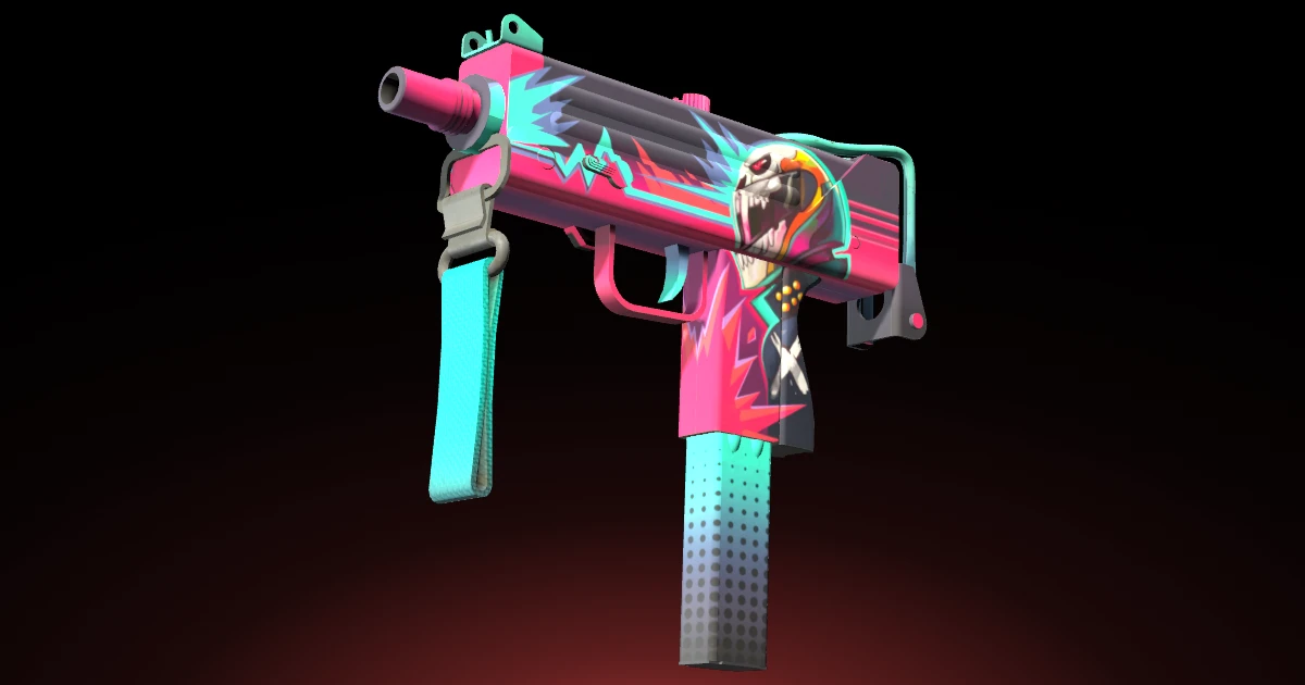 MAC-10 | Neon Rider skin in CS2