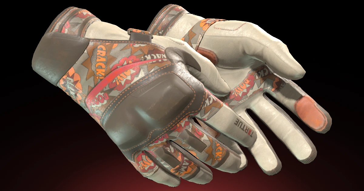 Moto Gloves | POW! skin in CS2