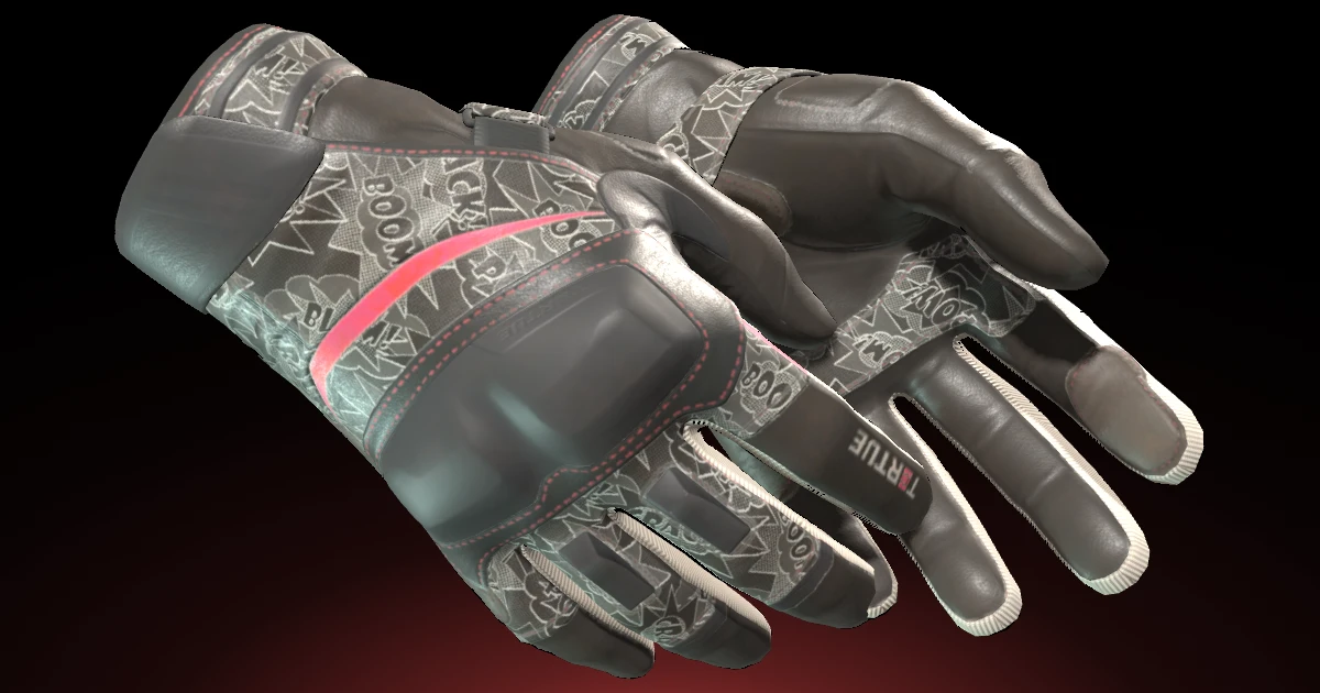 Moto Gloves | Boom! skin in CS2