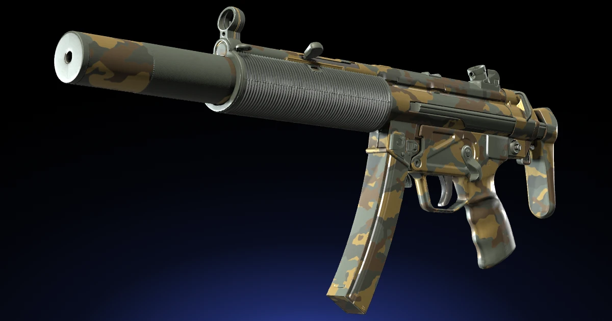 MP5-SD | Gold Leaf skin in CS2