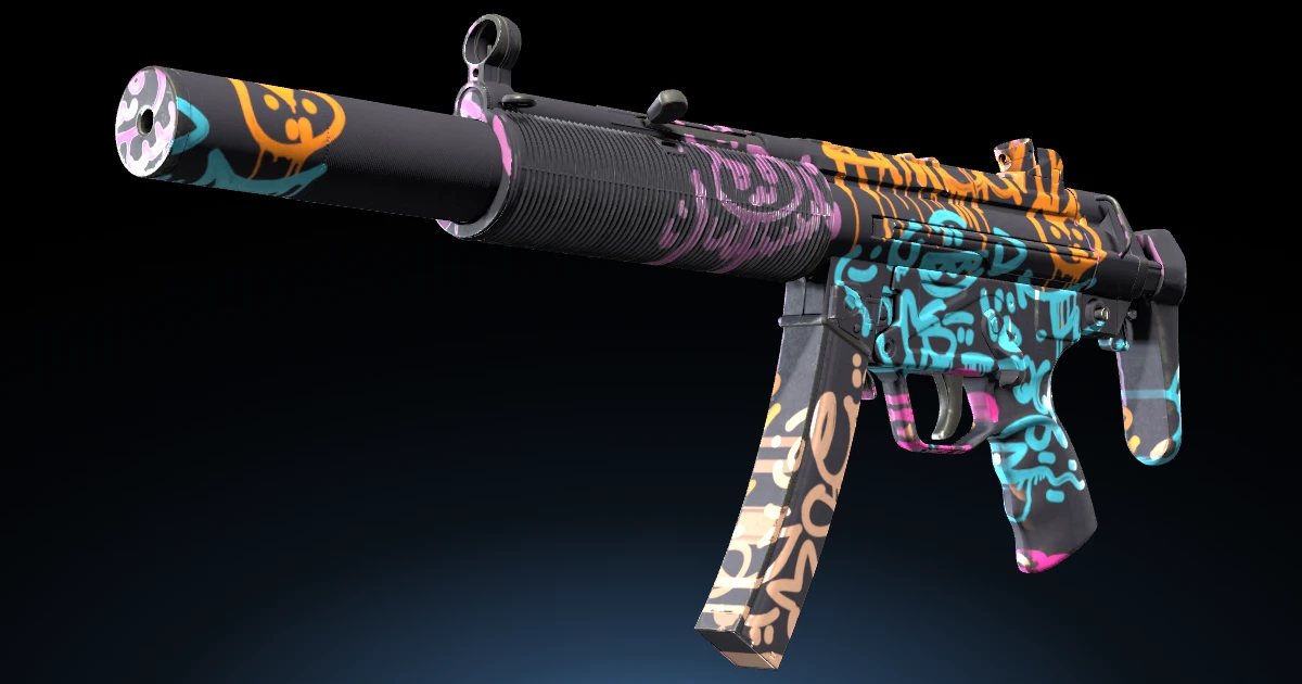 MP5-SD | Neon Squeezer skin in CS2