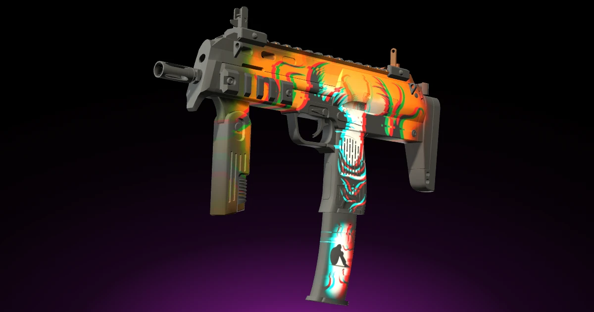 MP7 | Abyssal Apparition skin in CS2