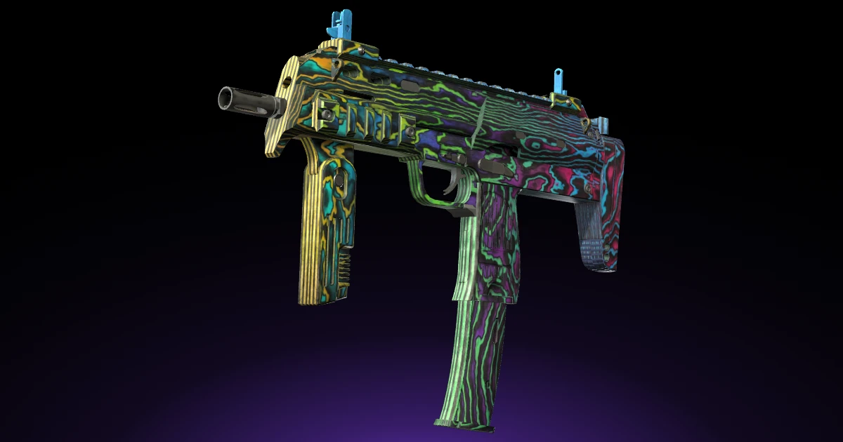 MP7 | Neon Ply skin in CS2