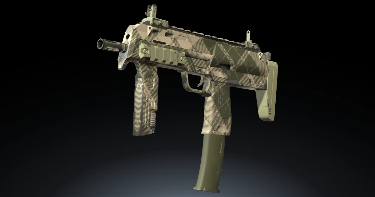 MP7 | Olive Plaid skin in CS2