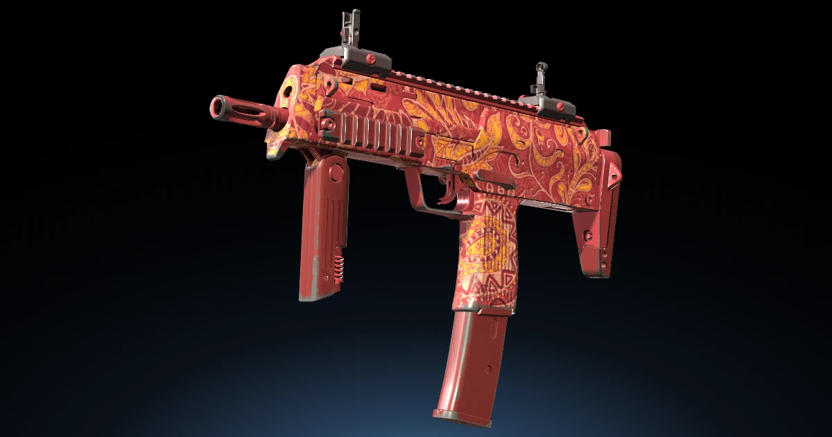 MP7 | Coral Paisley skin in CS2