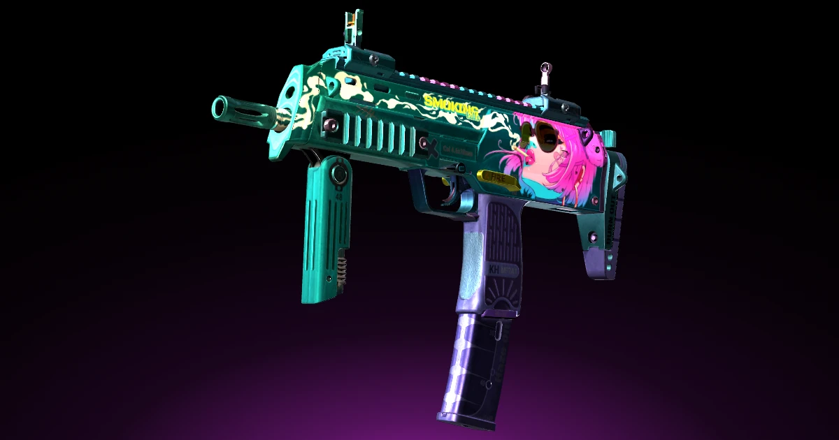 MP7 | Smoking Kills skin in CS2