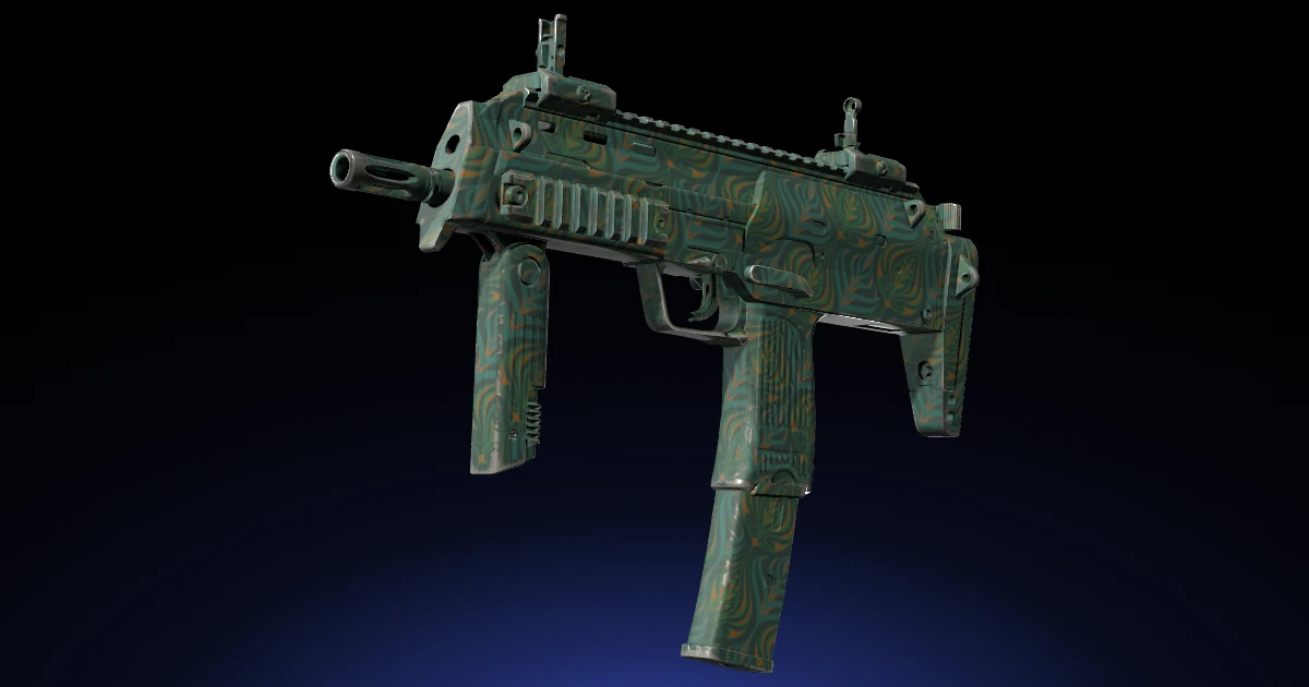 MP7 | Teal Blossom skin in CS2