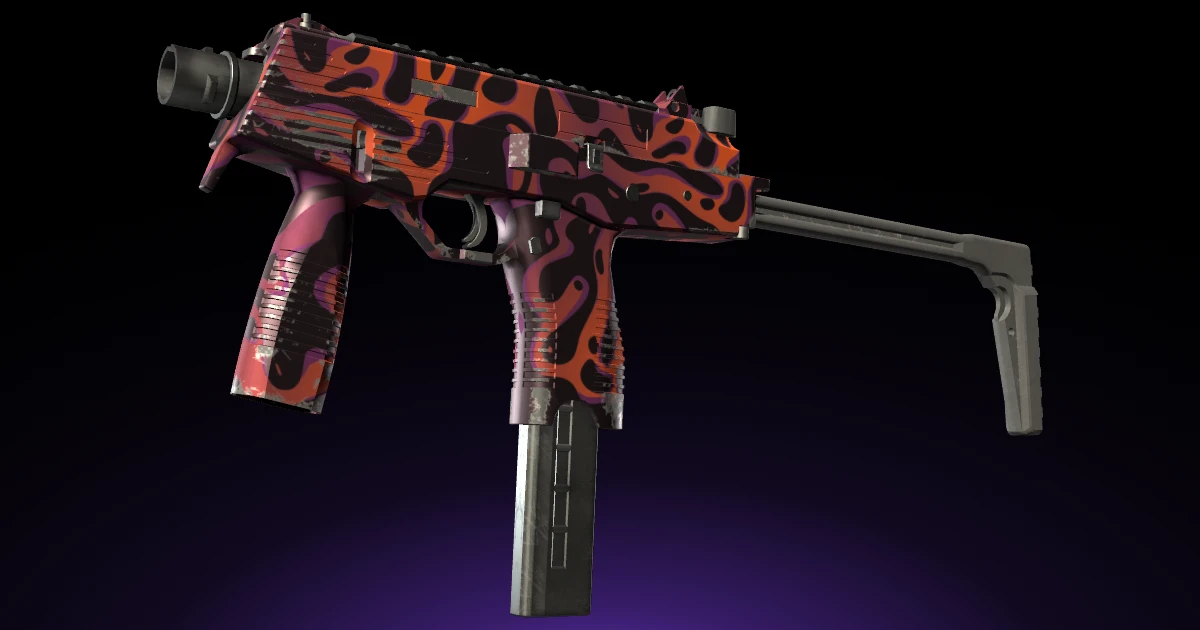 MP9 | Ruby Poison Dart skin in CS2