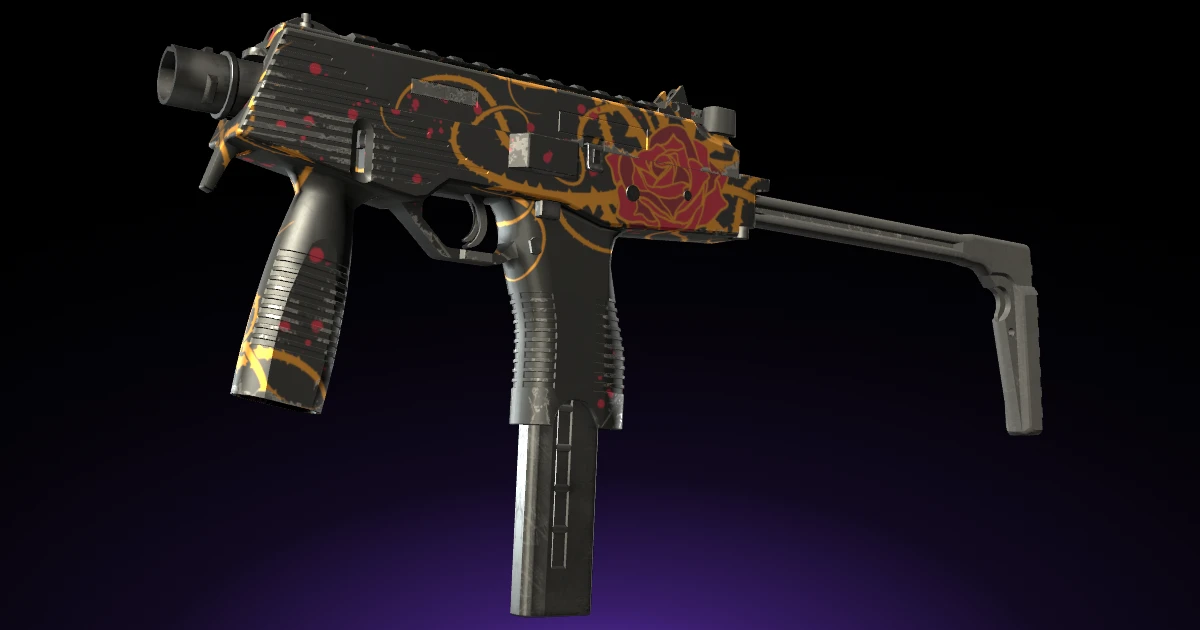 MP9 | Rose Iron skin in CS2