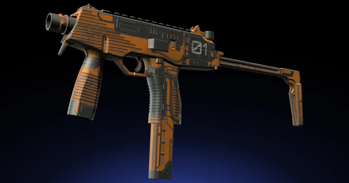 MP9 | Modest Threat skin in CS2