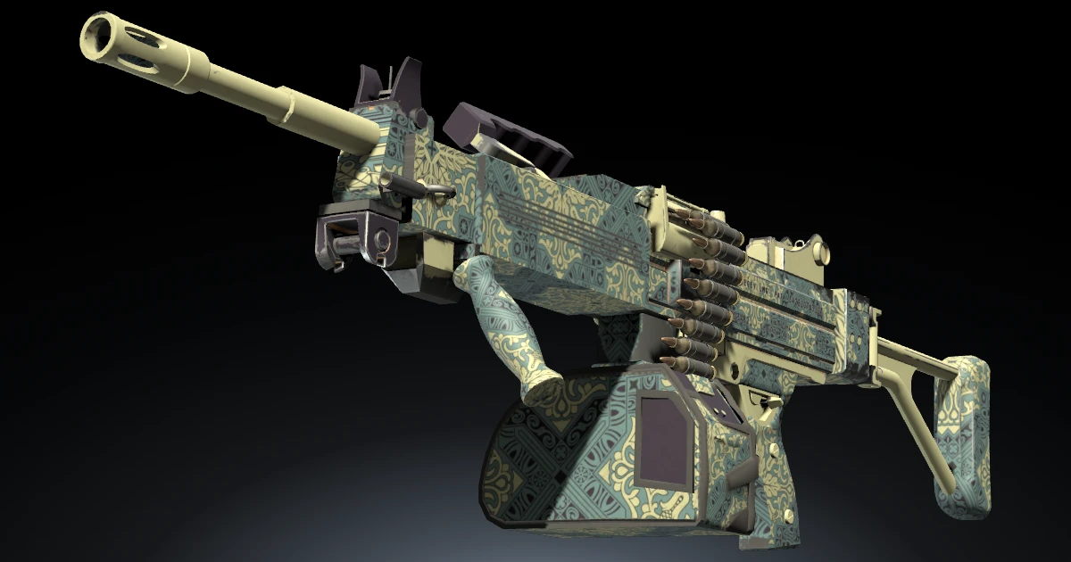 Negev | Boroque Sand skin in CS2