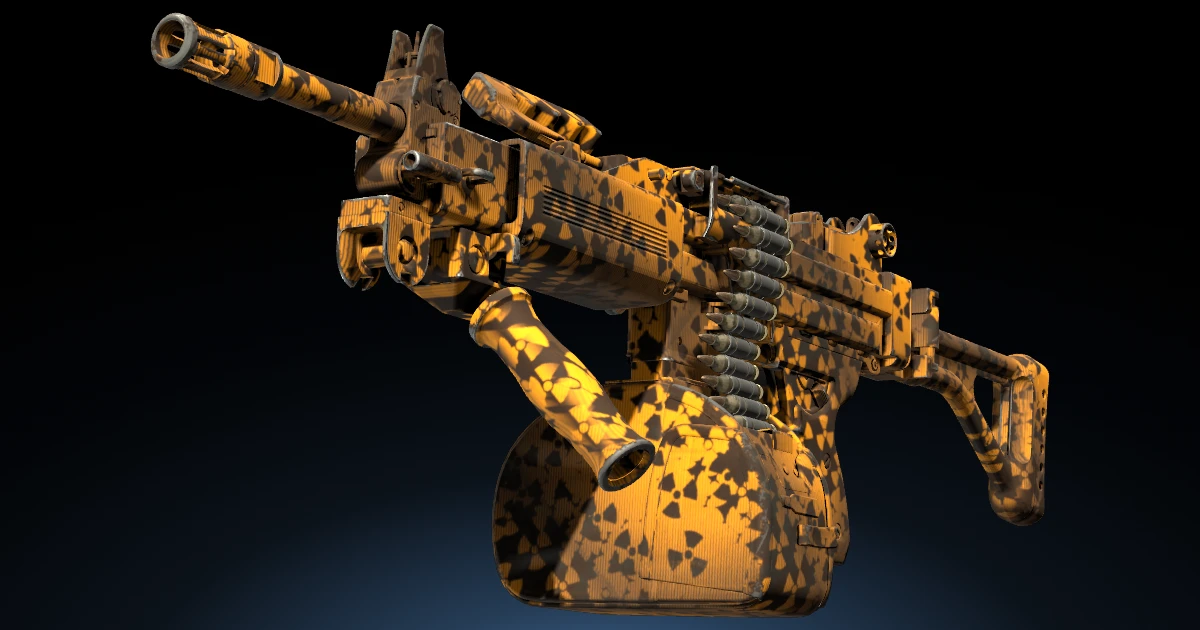 Negev | Nuclear Waste skin in CS2