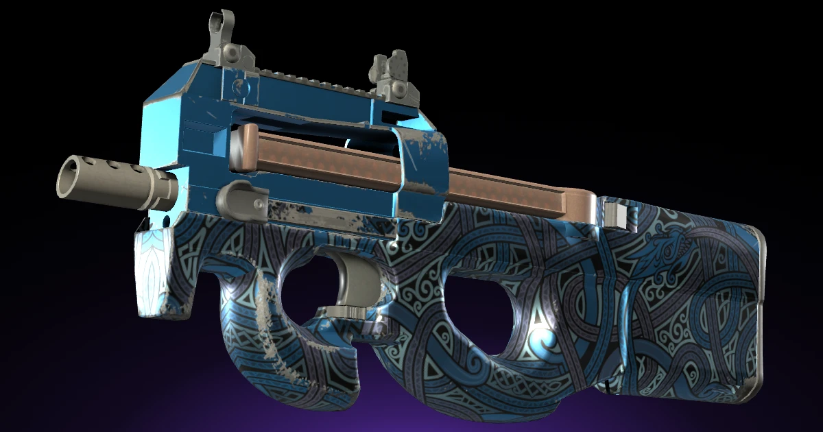 P90 | Astral Jörmungandr skin in CS2