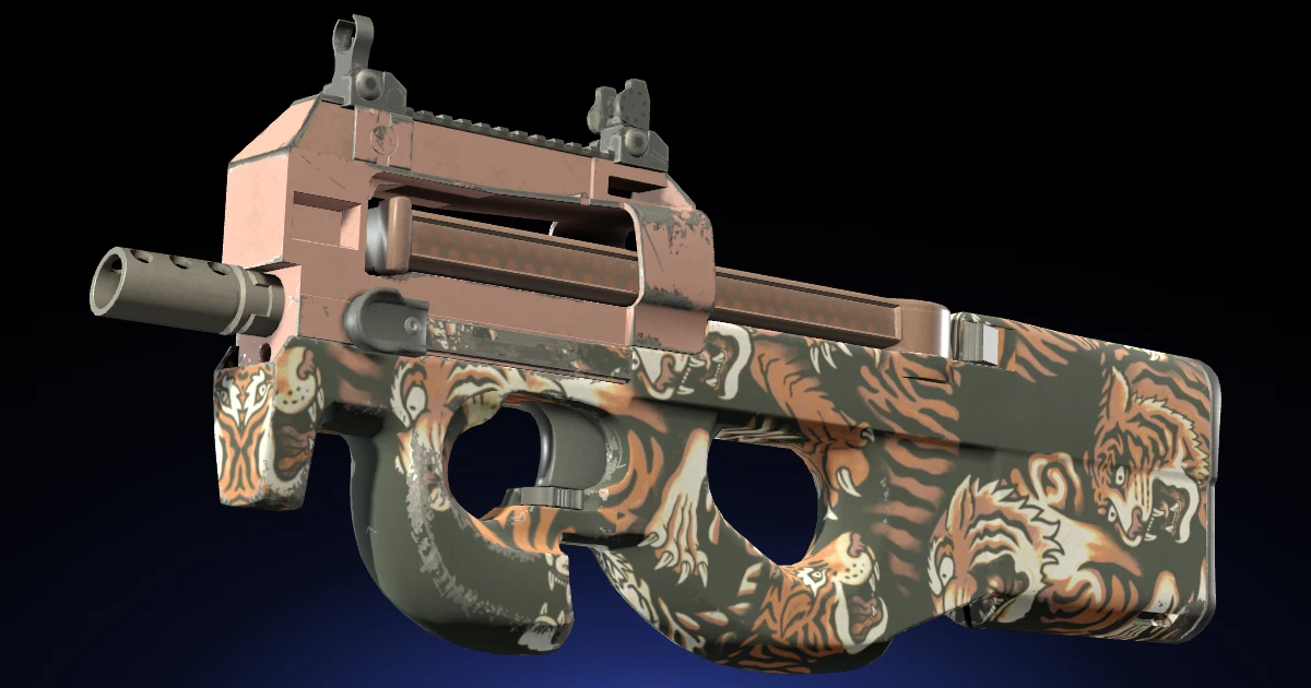P90 | Tiger Pit skin in CS2