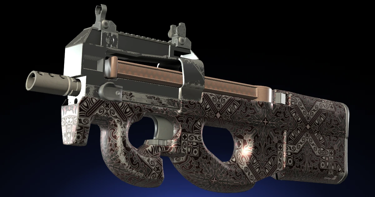 P90 | Baroque Red skin in CS2