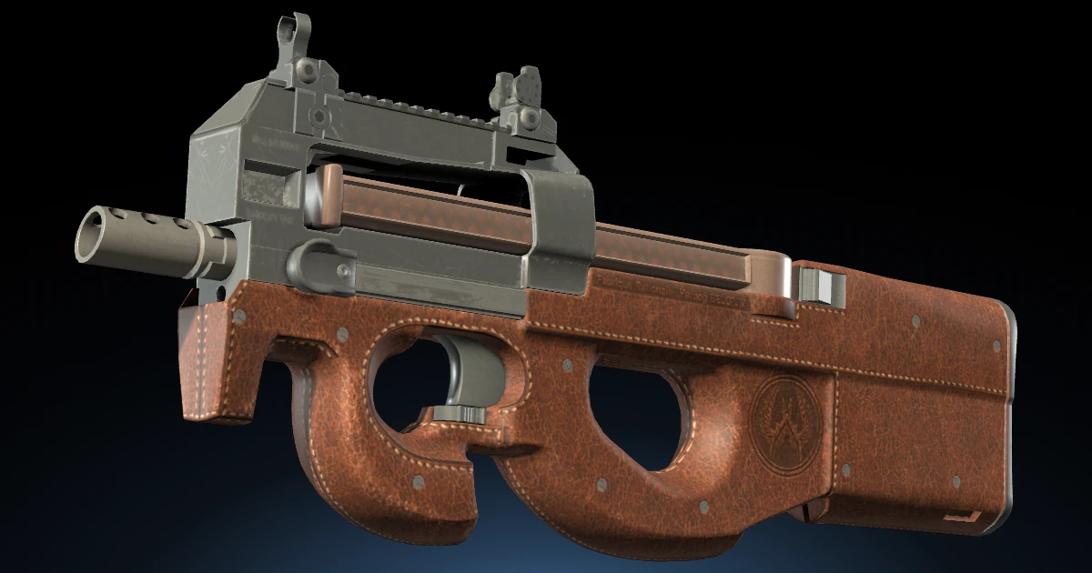 P90 | Leather skin in CS2