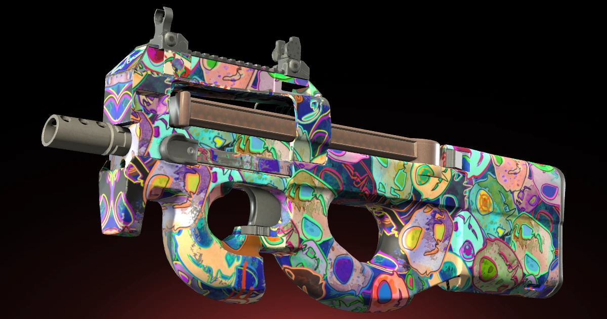 P90 | Death by Kitty skin in CS2