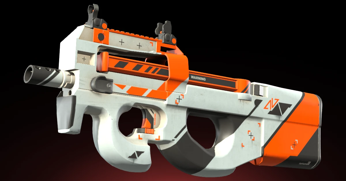 P90 | Asiimov skin in CS2